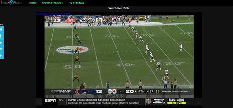 The best part is that all live streams are completely free. . Stream2watch espn